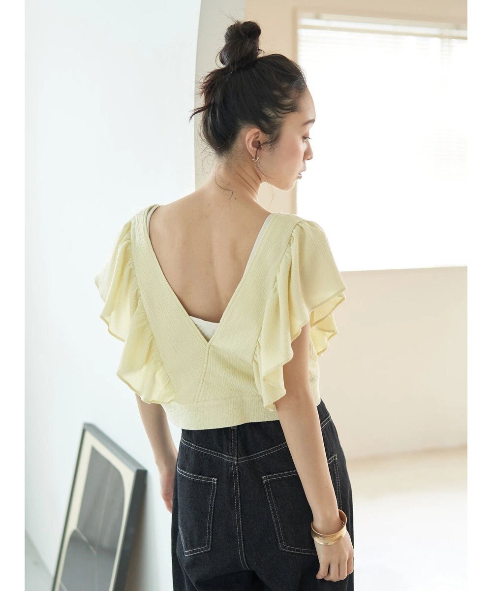 earth music&ecology ＳＥＴ２点　フリルショルダーツーピースワンピース 