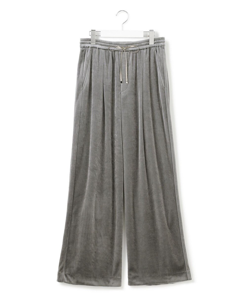 23区 【GOLD LABEL】プレミアムベロア ドロスト ワイドパンツ 