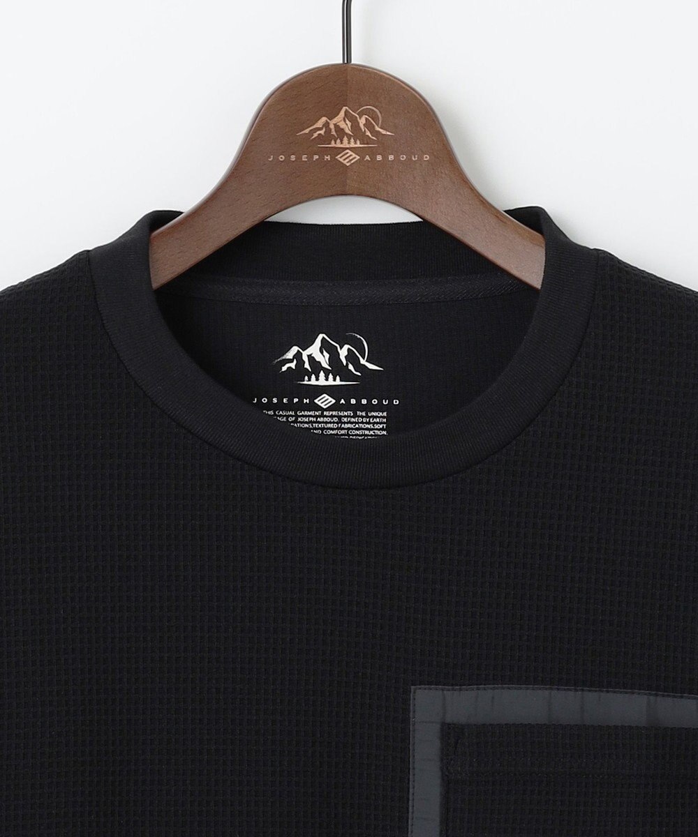 JOSEPH ABBOUD MOUNTAIN 【吸水速乾/通気性】ハイゲージワッフル Ｔシャツ 