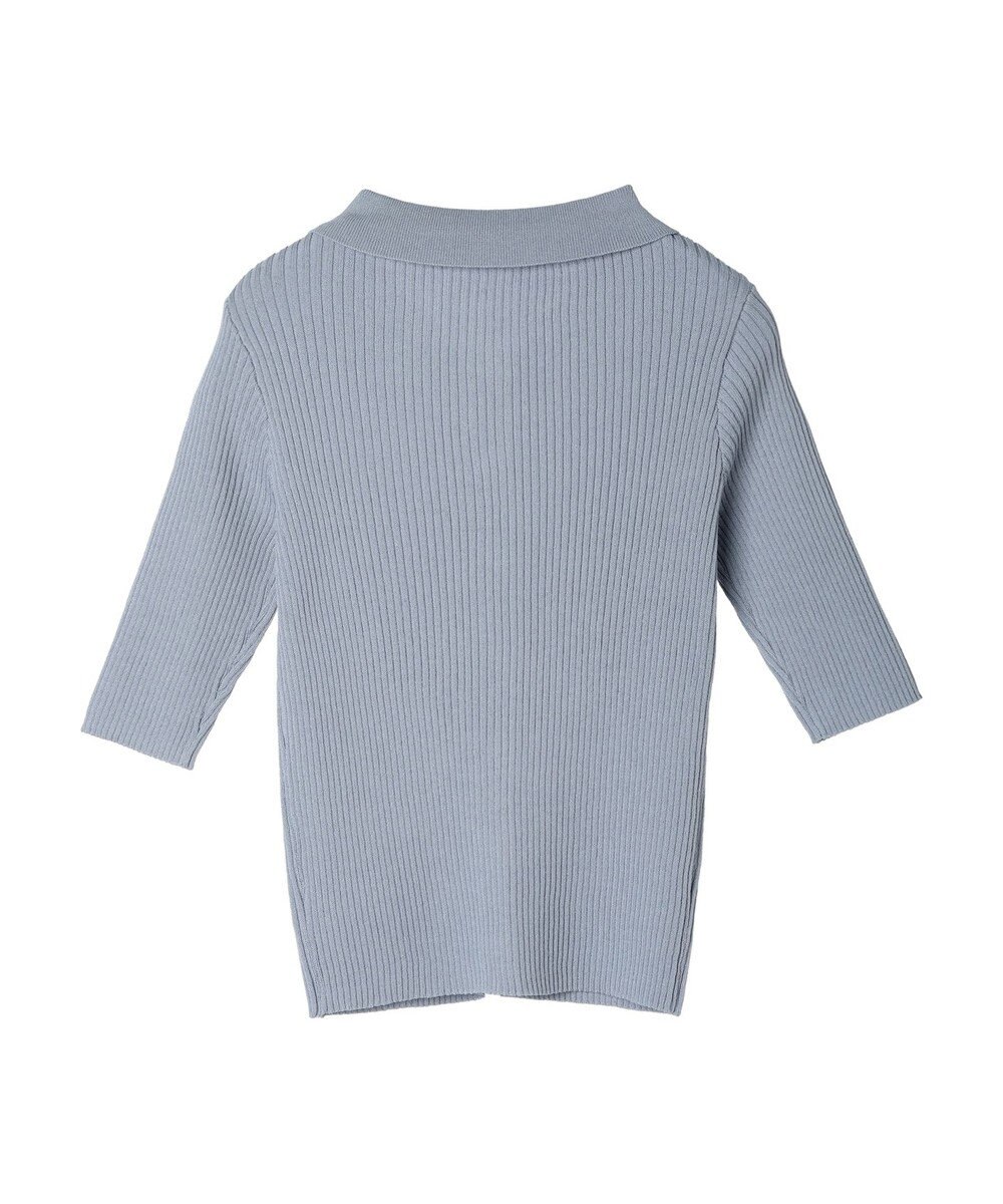 earth music&ecology リブコンパクトカーディガン 