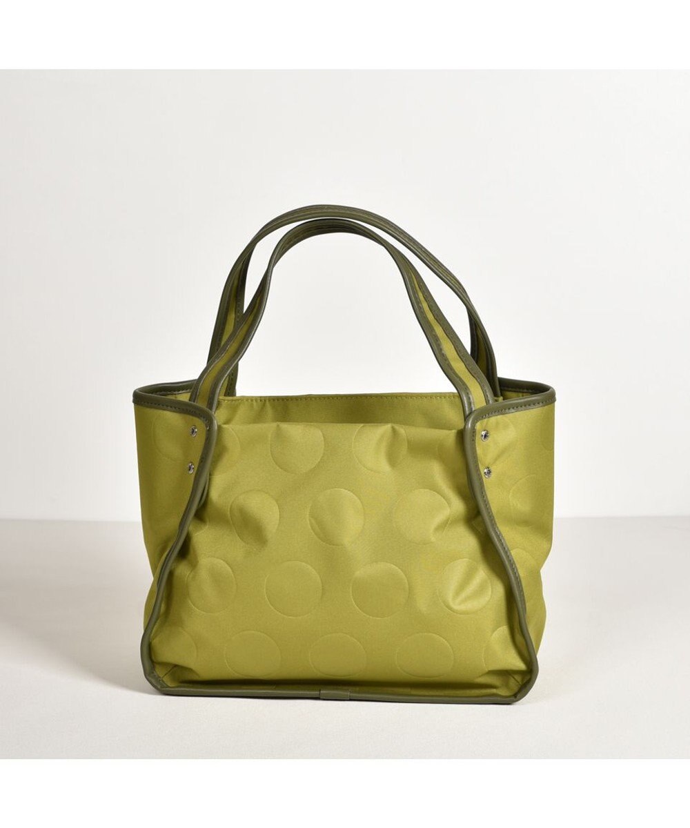 Y'SACCS ヒートエンボス ポルカドットトート Sサイズ 