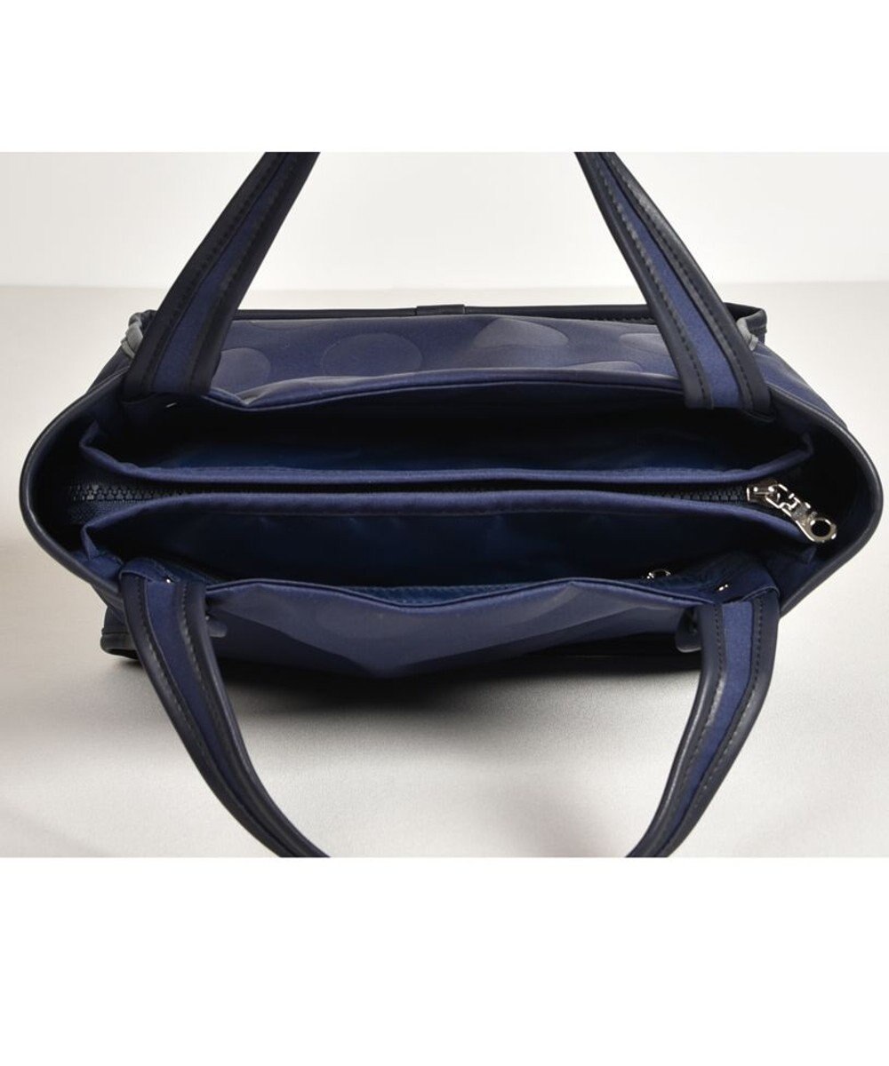 Y'SACCS ヒートエンボス ポルカドットトート Sサイズ 