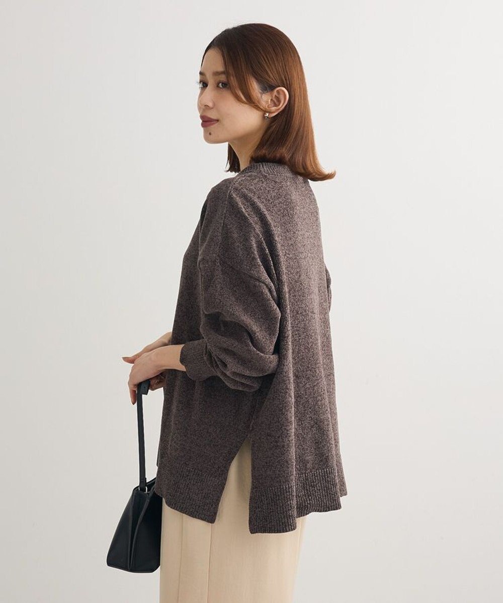 Green Parks ベロアモールリラックスサイズニットプルオーバー 