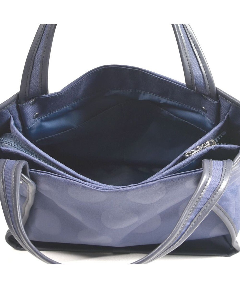 Y'SACCS ヒートエンボス ポルカドットトート Sサイズ 