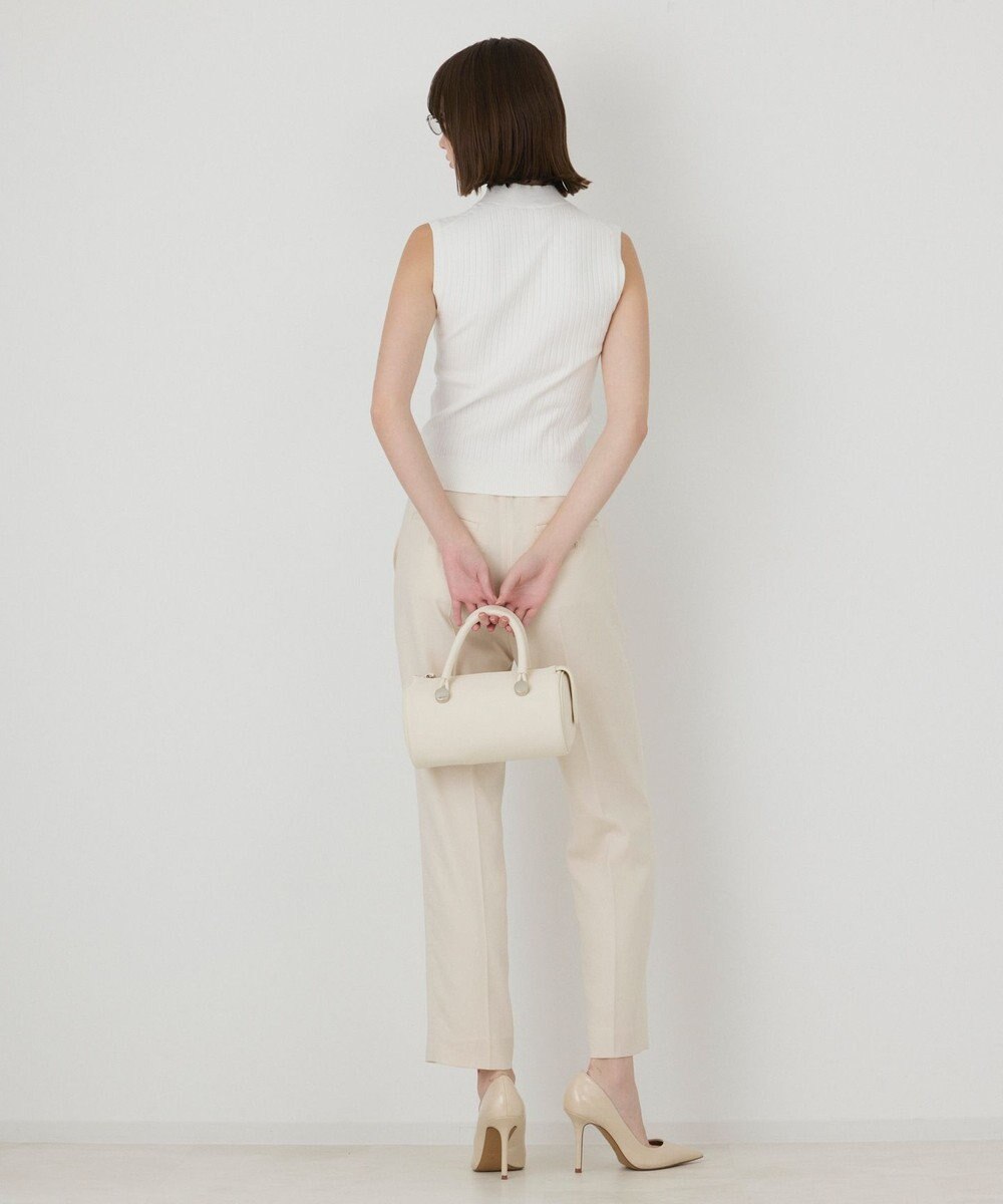 GRACE CONTINENTAL ビジューリブニットトップ 