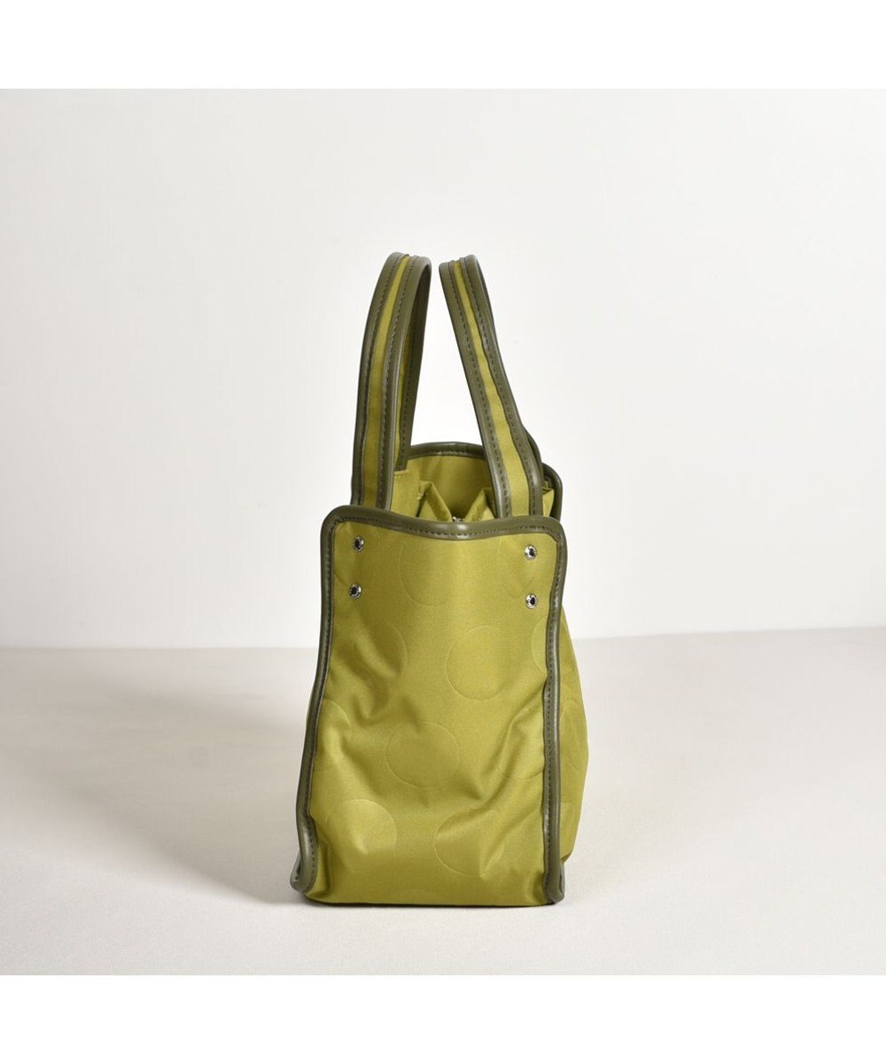 Y'SACCS ヒートエンボス ポルカドットトート Sサイズ 