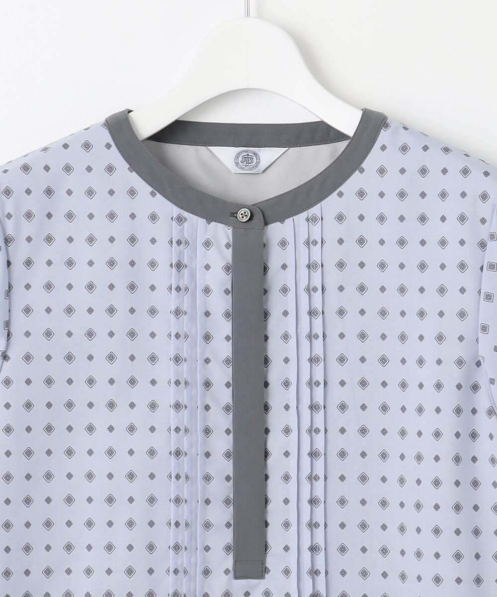 J.PRESS LADIES S 【洗える】ジオメトリックプリント ワンピース 