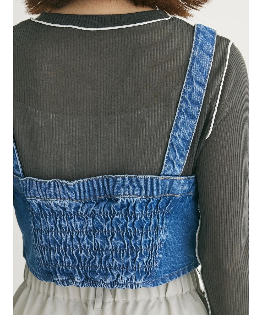 Green Parks デニムビスチェ 