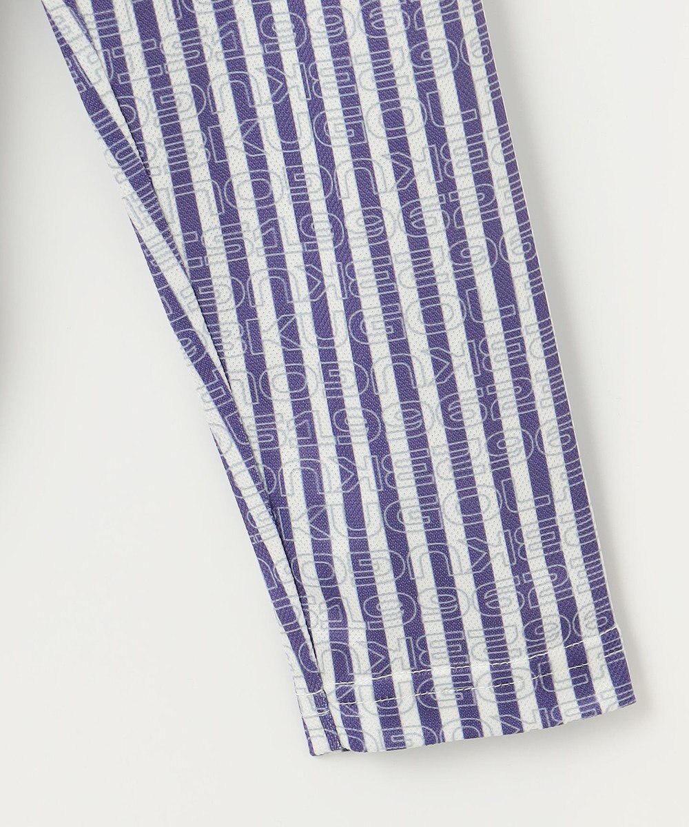 23区GOLF 【WOMEN】ロゴレイヤーストライプシャツ 