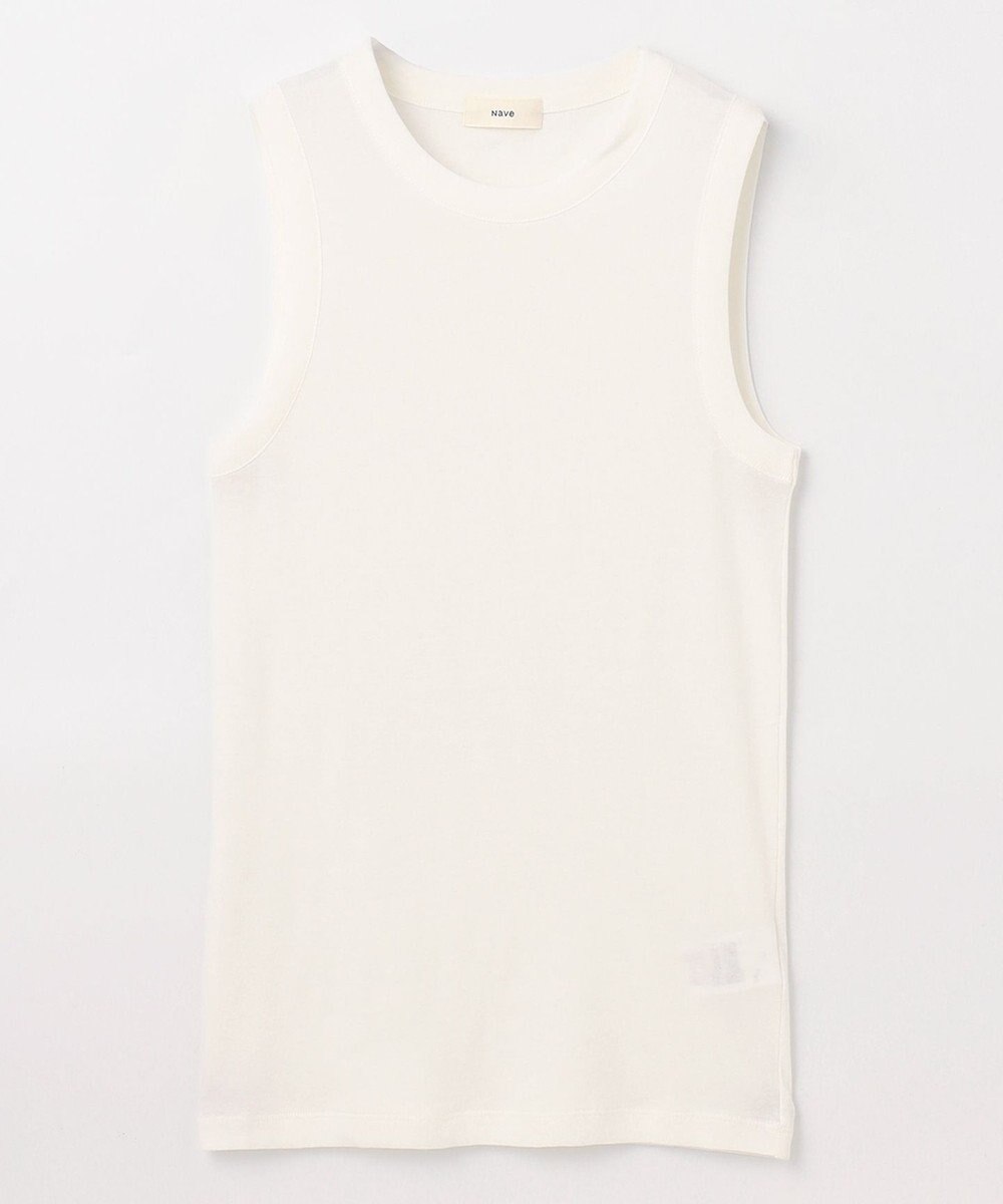 NAVE 【Nave・洗える】ガーゼフライス タンクトップ 