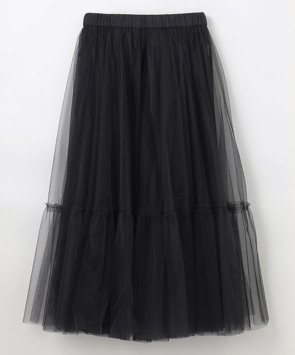 NAVE 【Nave・洗える】チュールフレアースカート 