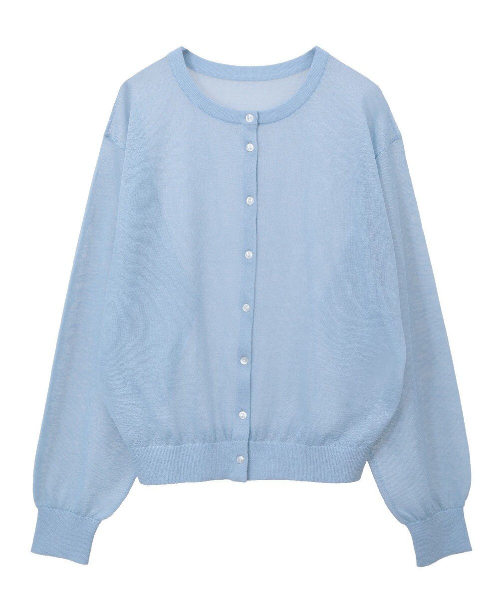 AMERICAN HOLIC シアークルーネックニットカーディガン 