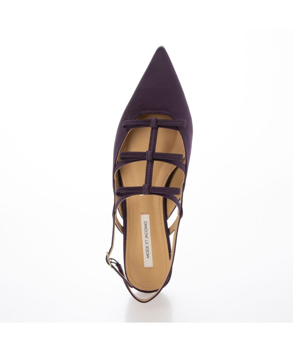 MODE ET JACOMO <MODE ET JACOMO>リボンフラットバックベルトパンプス 