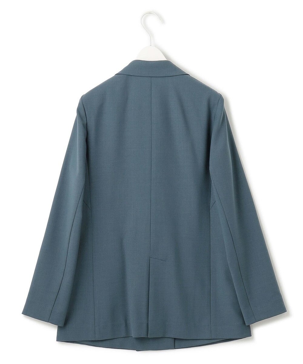 ICB L 【洗える】ウール2WAYストレッチ ダブルブレストジャケット 