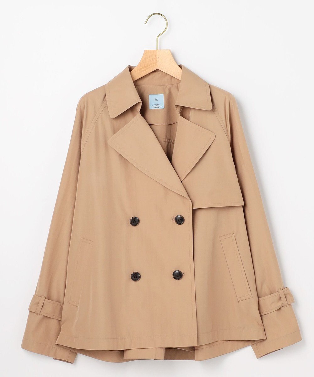 組曲 S タイプライターショート トレンチコート 