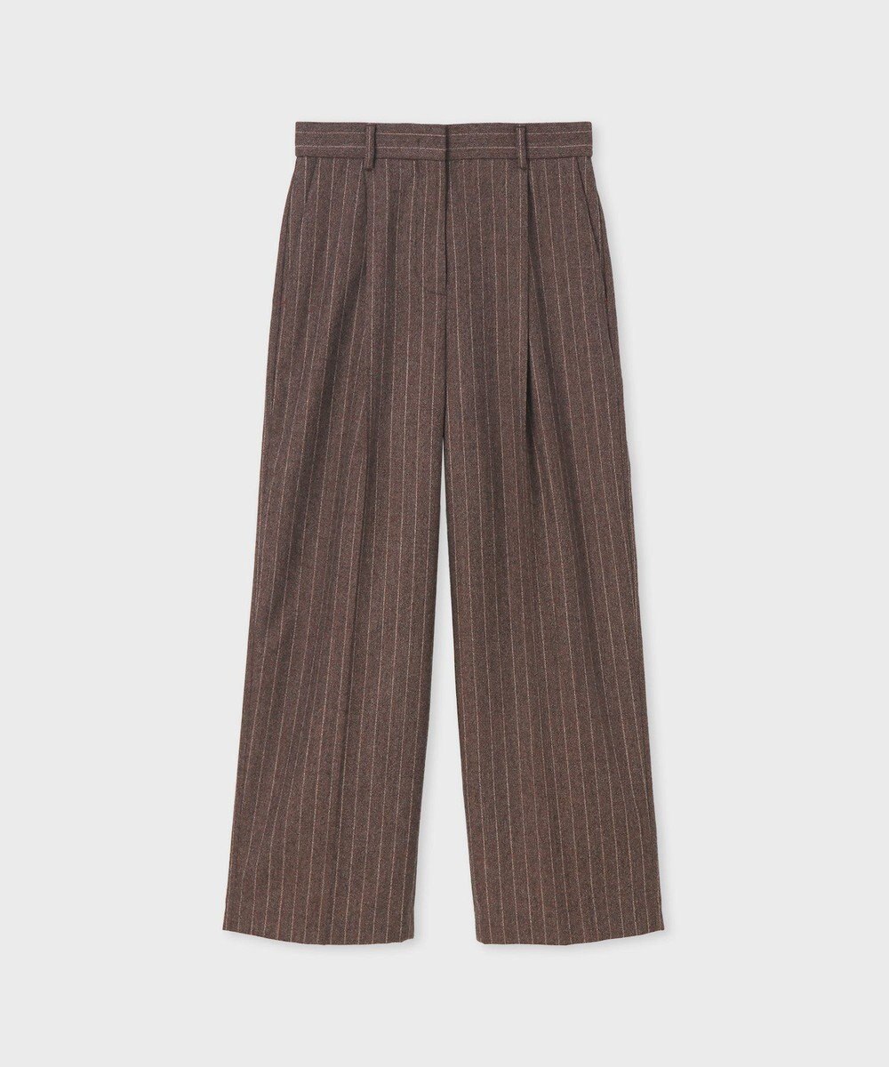 Paul Smith ストライプ ウール ワイドパンツ 