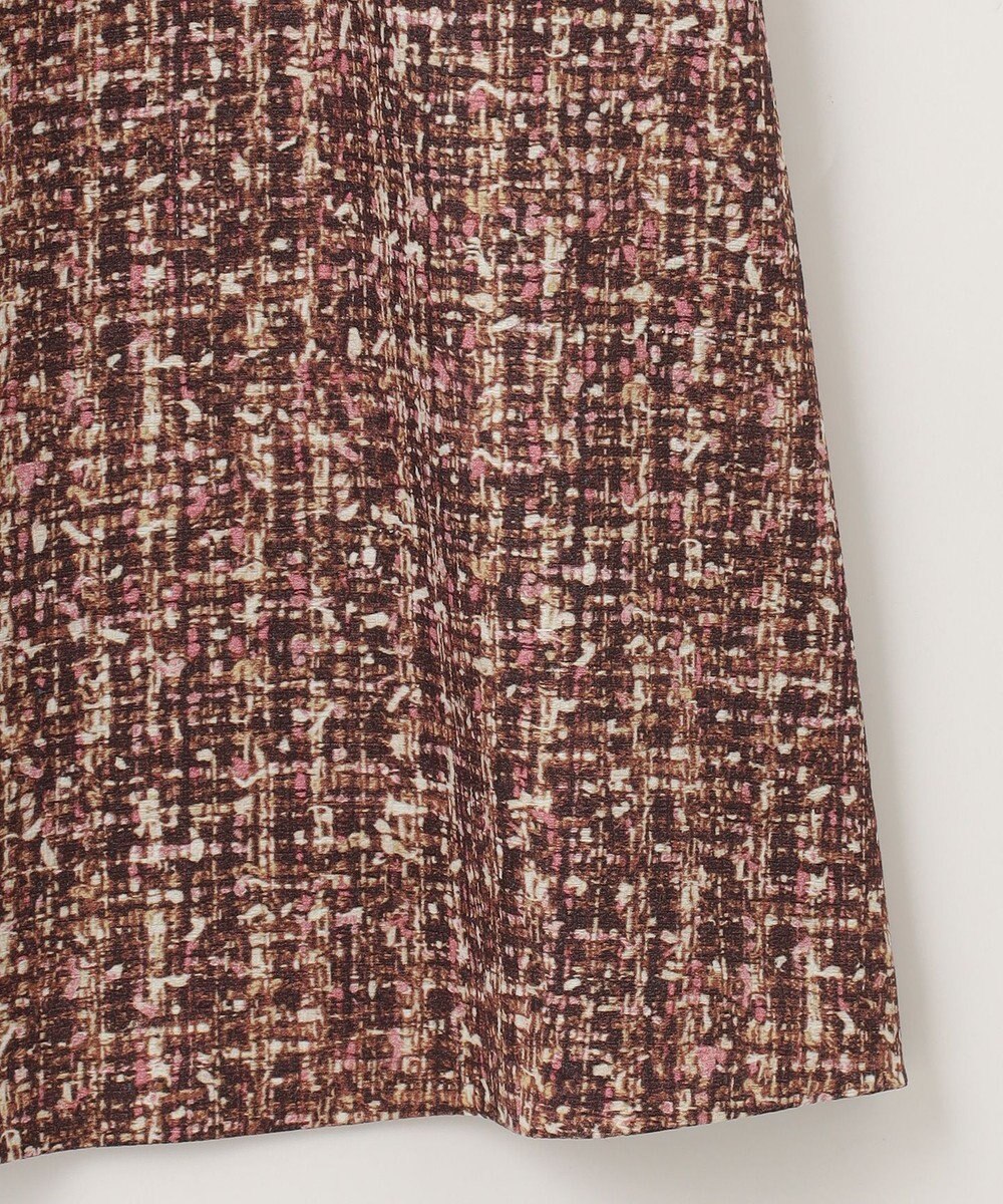 自由区 S プリントジャガードストレッチ スカート 