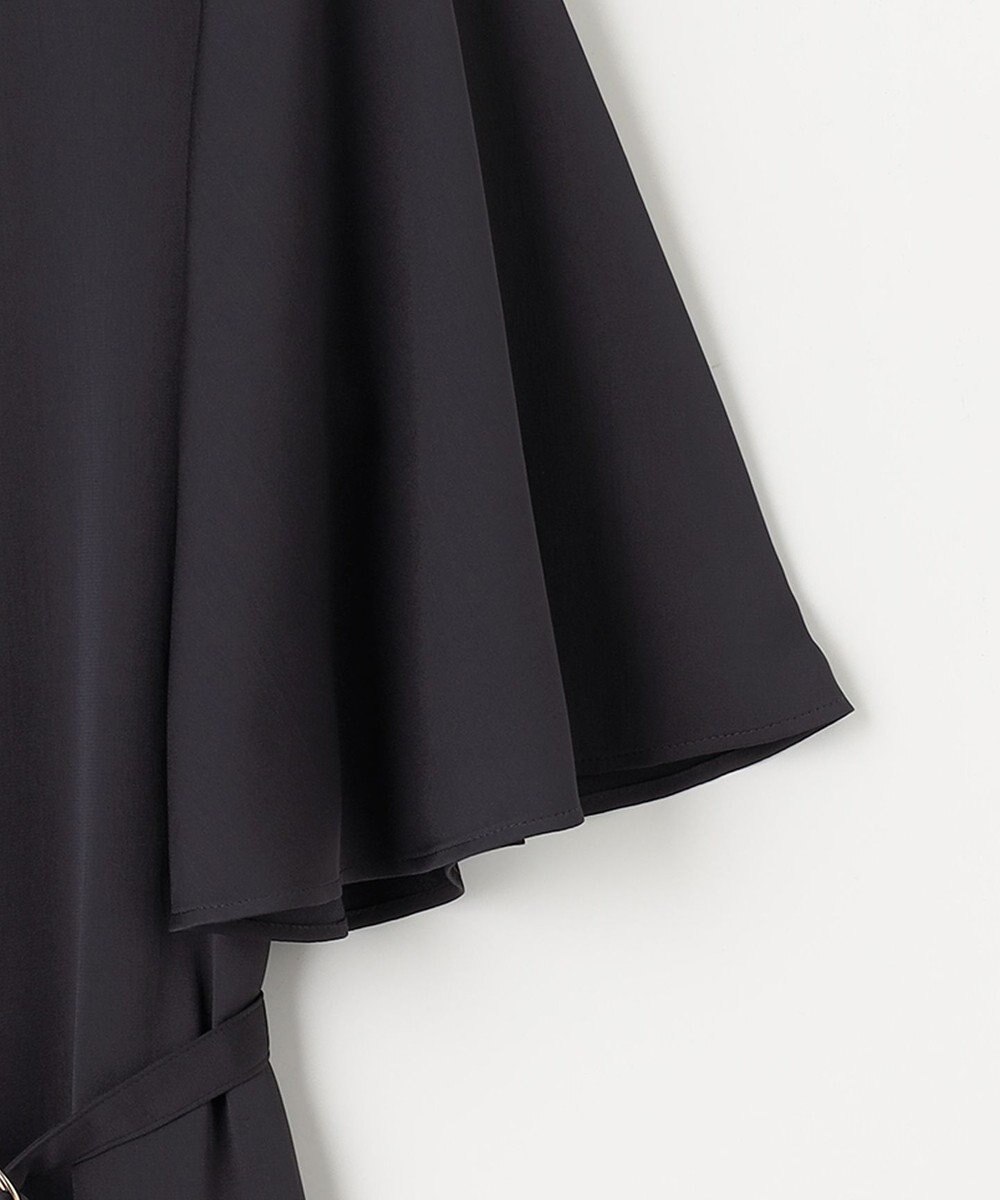 自由区 【洗える・XSサイズあり】フロントプリーツ ドレス 