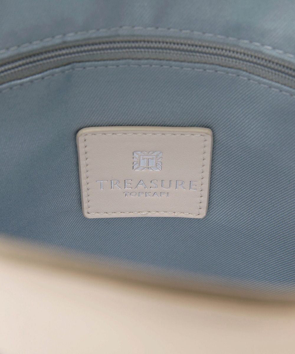 TOPKAPI 【TREASURE TOPKAPI】ベルトデザイン レザー フラット トートバッグ A4対応 
