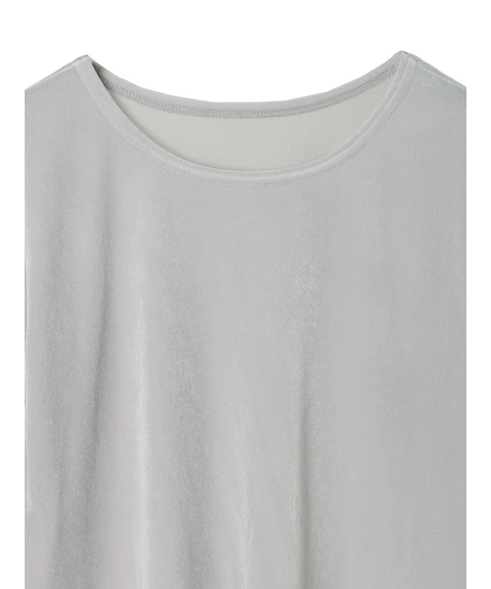 Green Parks クルーネックシアーベロアプルオーバー 