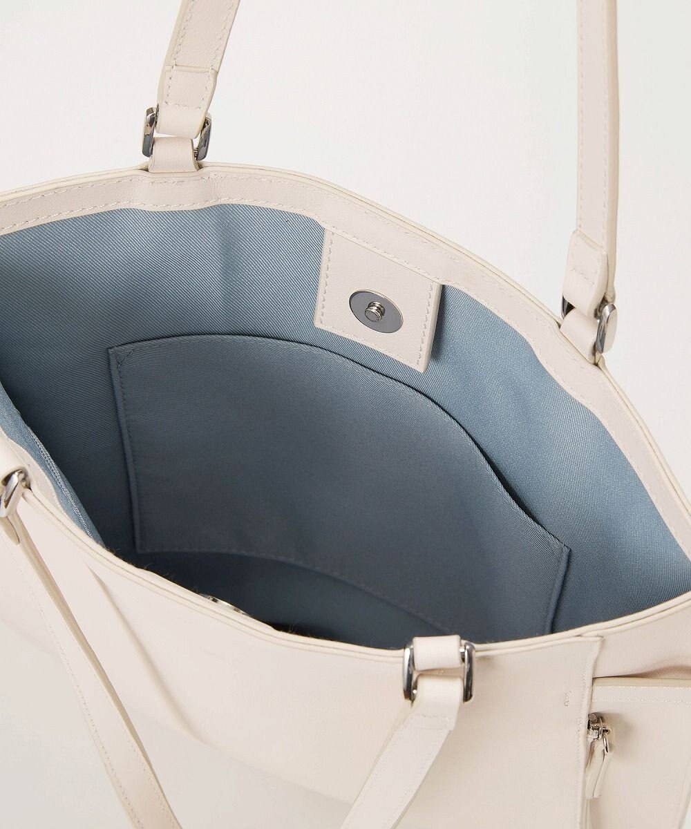 TOPKAPI 【TREASURE TOPKAPI】ベルトデザイン レザー フラット トートバッグ A4対応 