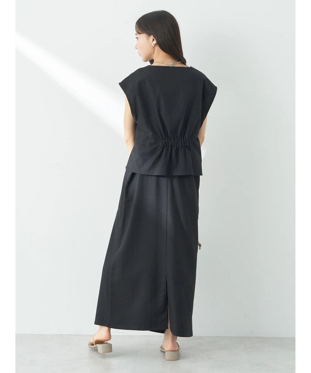 earth music&ecology ＳＥＴ２点ヘリンボーンベスト＋キャミドレ 