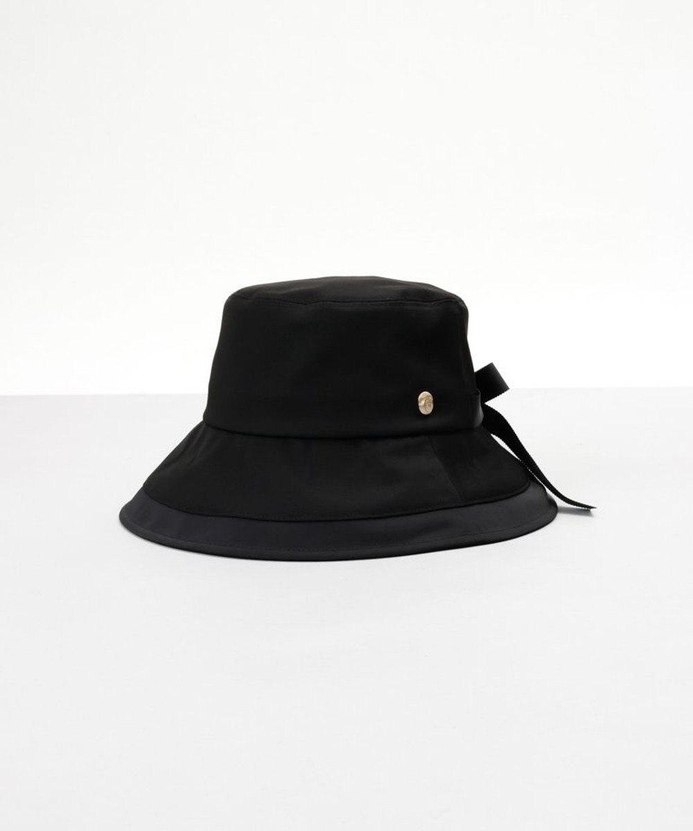 AURORA 【 LANVIN COLLECTION（ランバン コレクション） 】グログランリボンキャペリンハット 