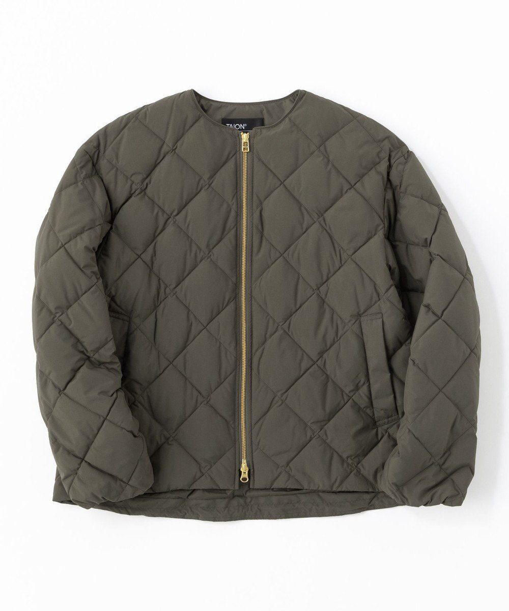 UNFILO 【TAION×UNFILO】キルティングダウン ショート丈ブルゾン 