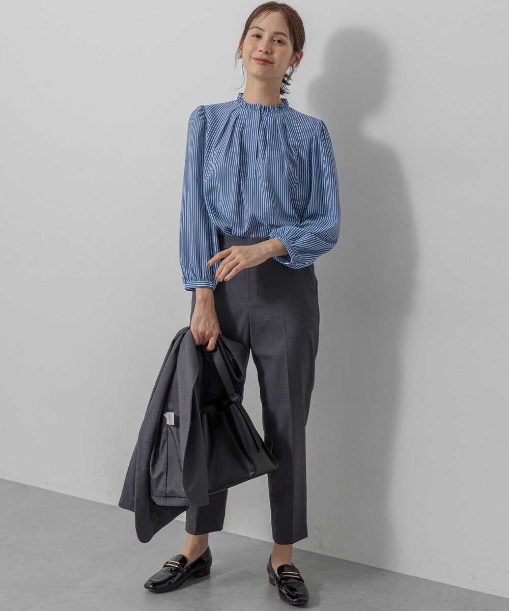 組曲 L ハンサムツイルテーパード パンツ 