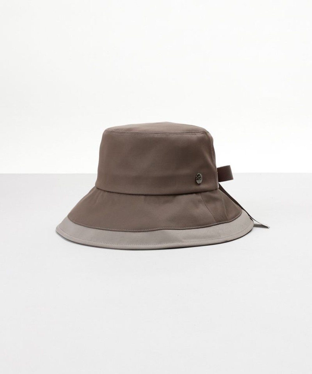 AURORA 【 LANVIN COLLECTION（ランバン コレクション） 】グログランリボンキャペリンハット 