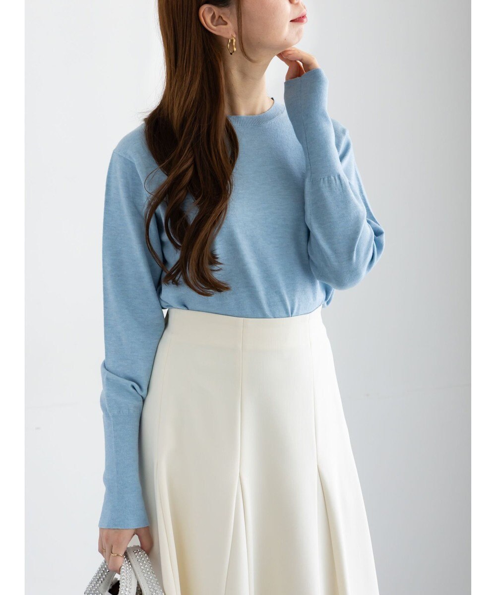 Te chichi プレーンニット(吸湿発熱) 