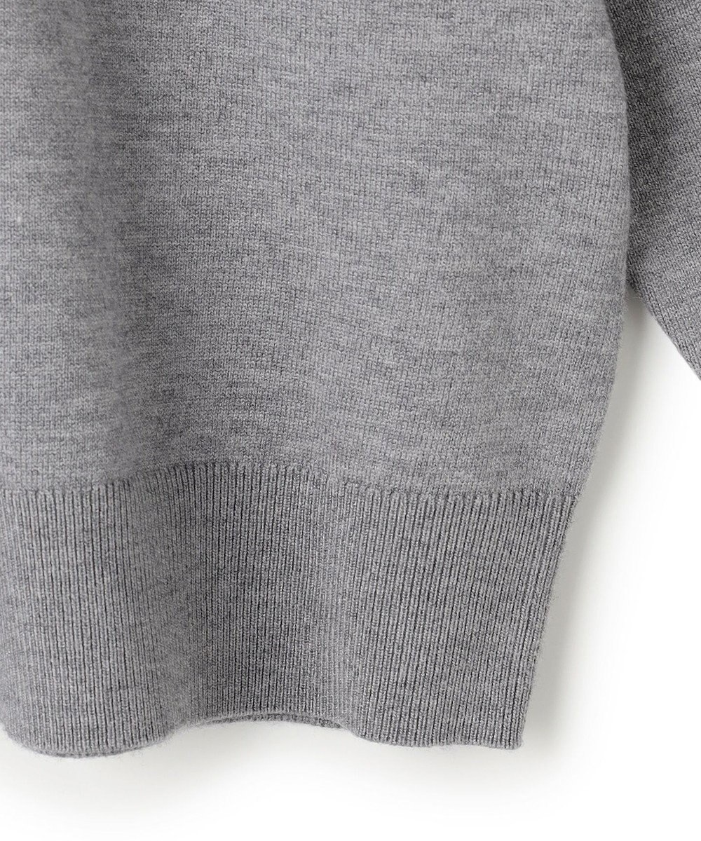 UNFILO フリルトリミング ニット 