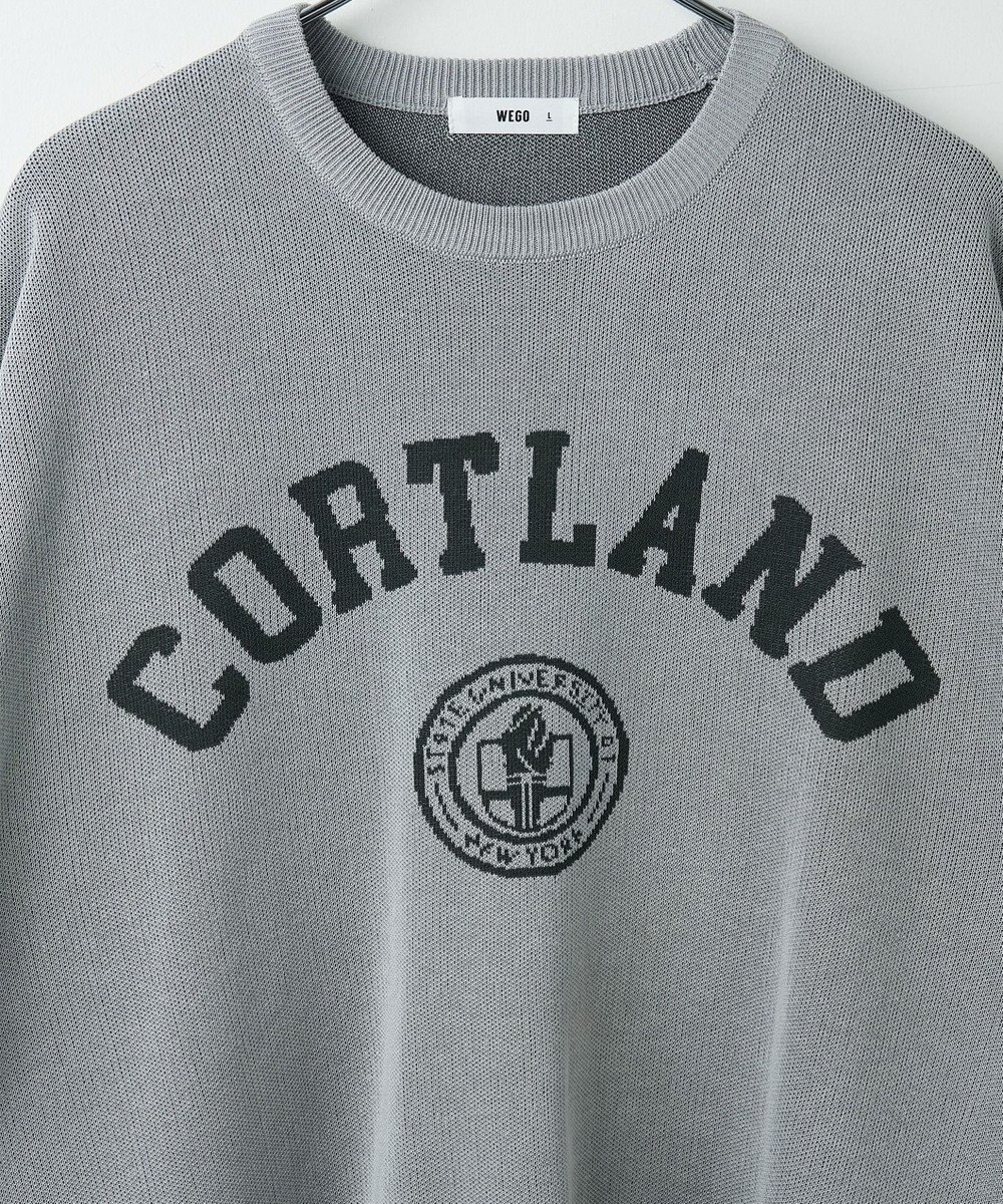 WEGO 【ユニセックス着用ITEM】ジャガードニットプルオーバー（S） 