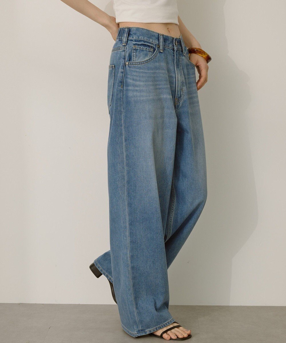 AMERICAN HOLIC 【接触冷感】ワイドデニム 