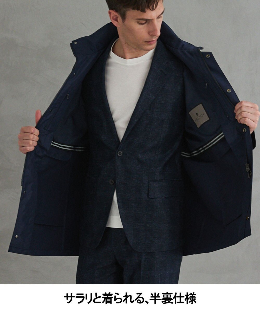 GOTAIRIKU ダウンライナー装着可【仕事で着用可】メランジシャンブレー スプリングブルゾン(26年モデル) 