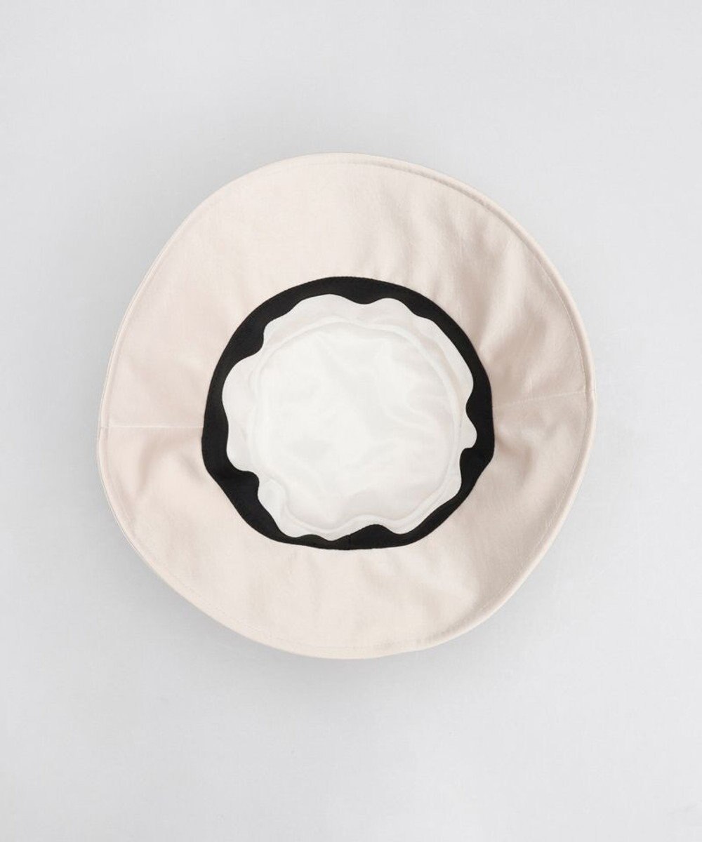 AURORA 【 LANVIN COLLECTION（ランバン コレクション） 】グログランリボンキャペリンハット 