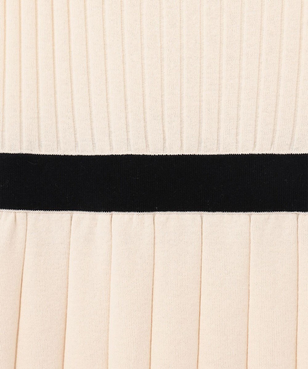 GRACE CONTINENTAL メッシュヘムニットワンピース 