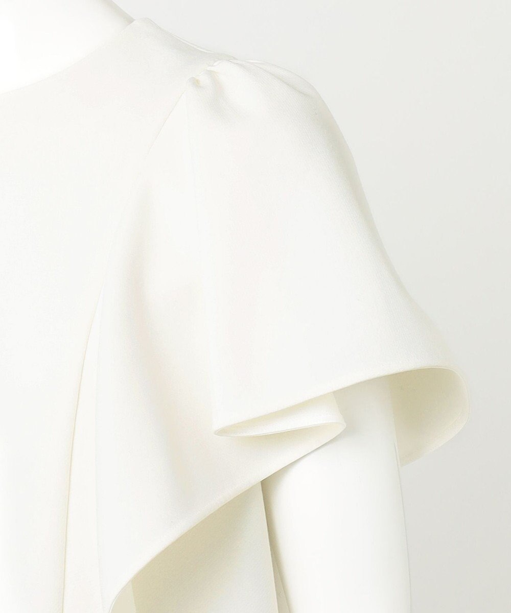 23区 【R(アール)】ダブルクロス ラッフルデザインブラウス 