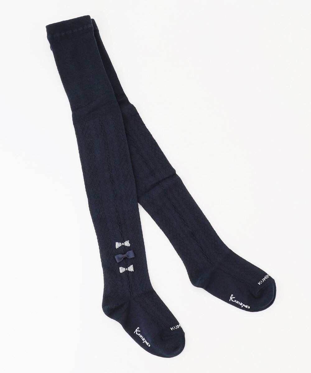 組曲 KIDS 【100-160㎝】トリオリボン タイツ 