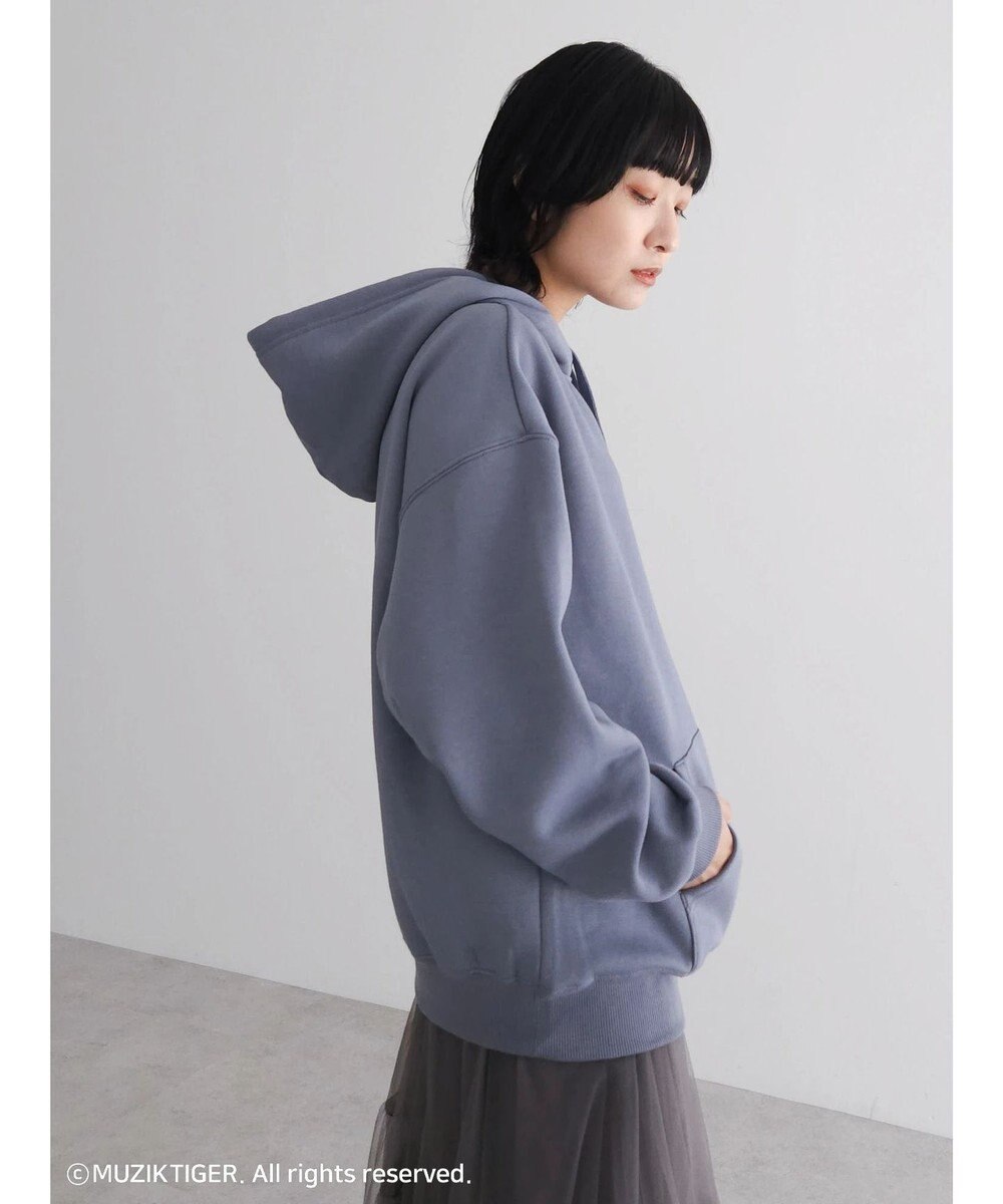 Green Parks ムジークタイガー／裏起毛刺しゅうフーディー 