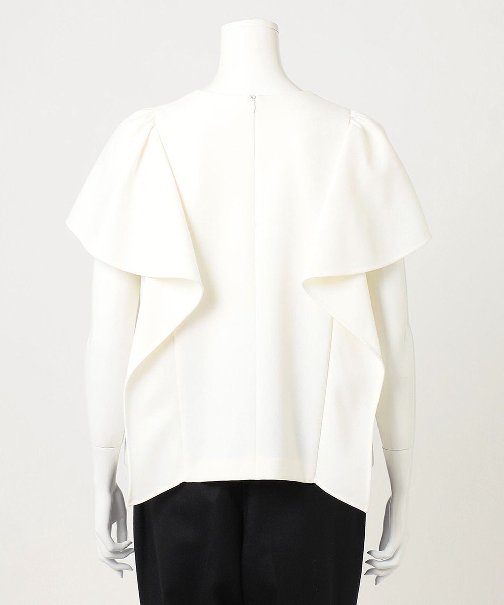 23区 【R(アール)】ダブルクロス ラッフルデザインブラウス 