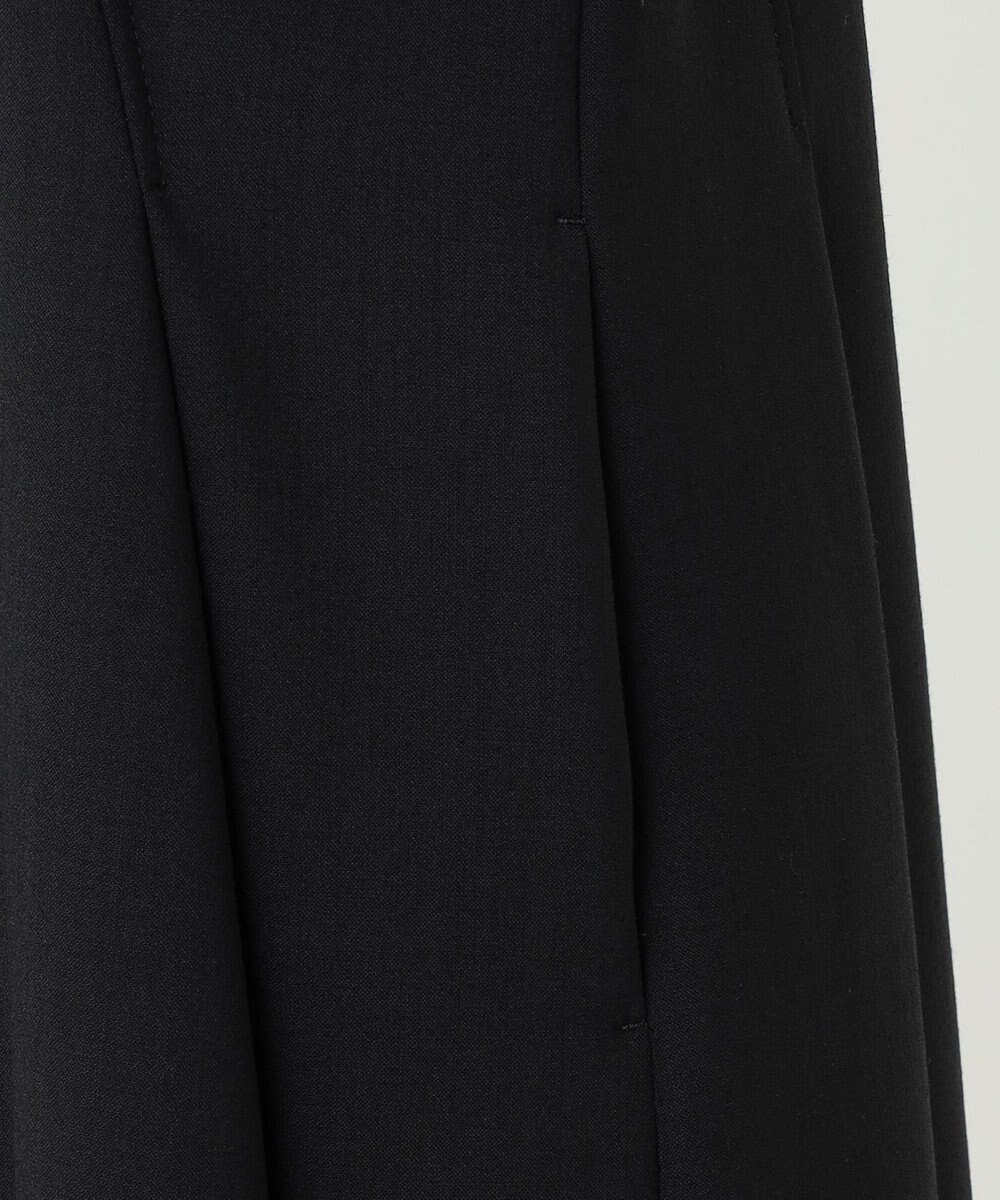 23区 L 【R(アール)】ウールダブルクロス イレギュラータック フレアワンピース 