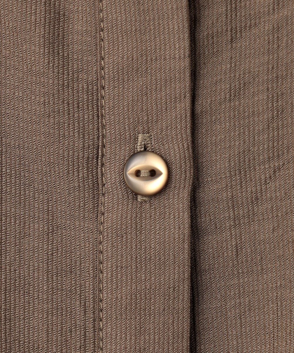 Feroux 【洗える】リボンタイパフスリーブ ブラウス 