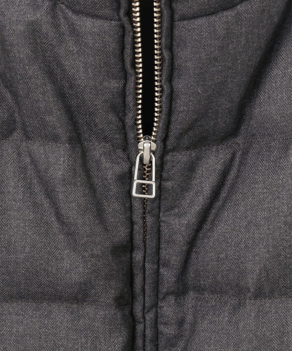 組曲 【洗える・2WAY】ライトタフタショートダウン 