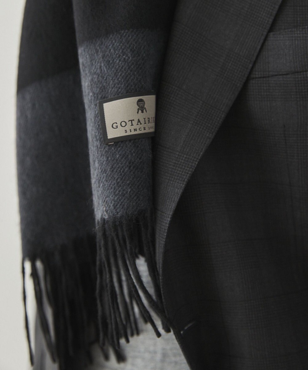 GOTAIRIKU 【カシミヤ100%】 幅広 マフラー(40cm×180cm) 