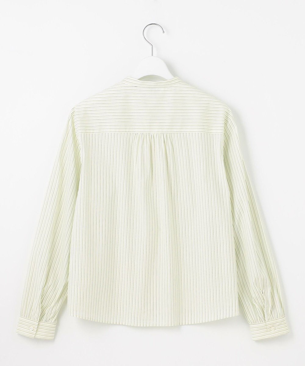 J.PRESS LADIES L 【洗える】BEZ VEGA バンドカラー ブラウス 