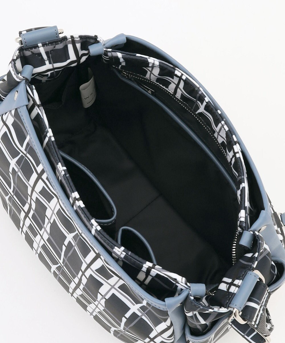 Y'SACCS ドローイングチェックショルダーバッグ 