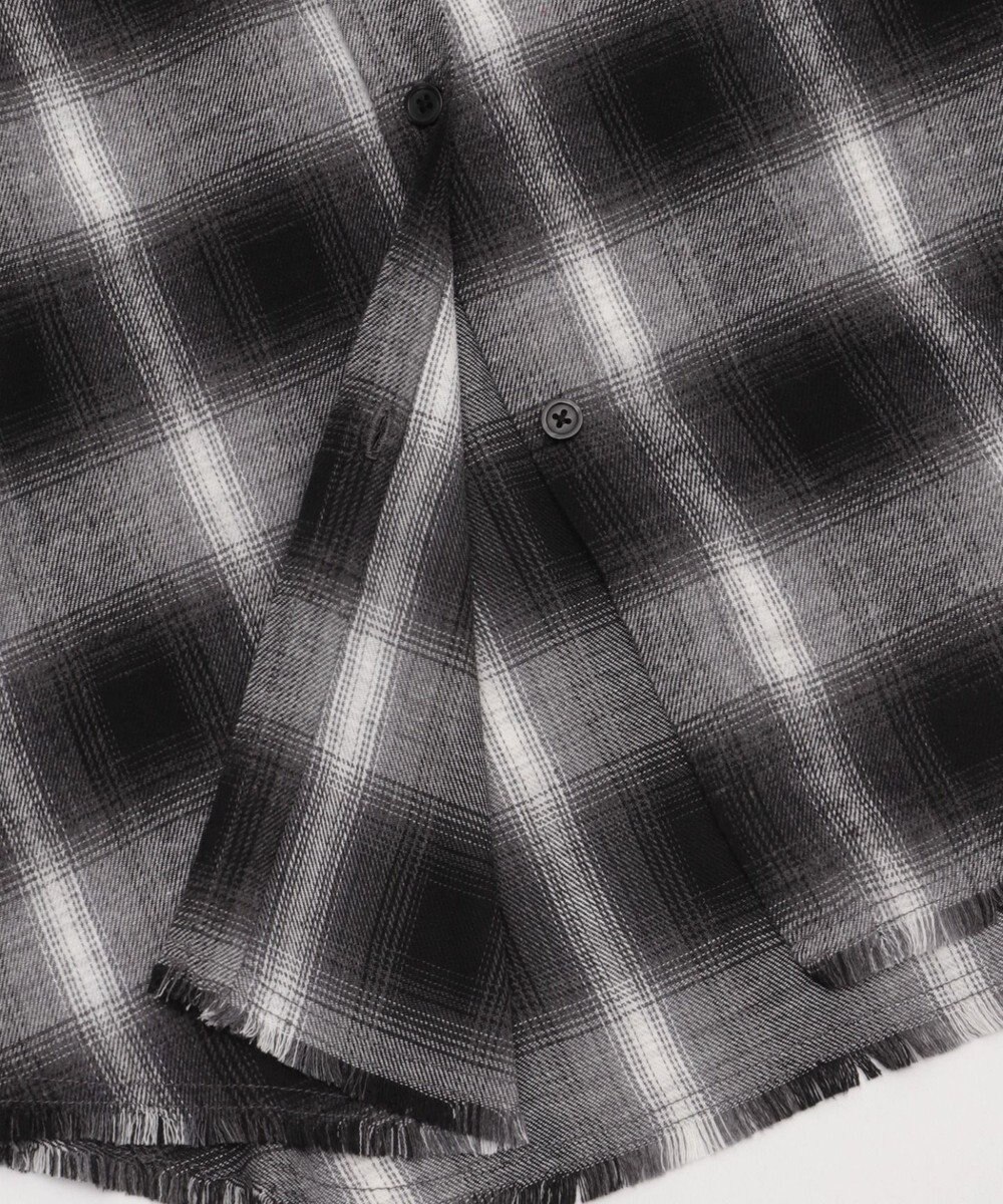 WEGO チェックBIGネルシャツ 