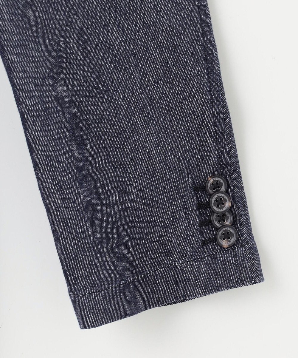 JOSEPH ABBOUD 【JAPANファブリック/セットアップ/清涼】LINEN DENIM ジャケット 