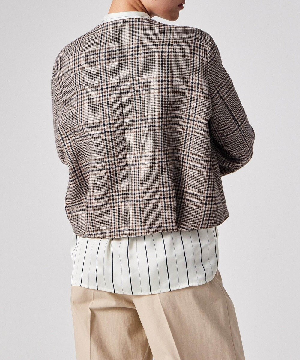 Paul Smith クラシックチェック ノーカラー ジャケット 